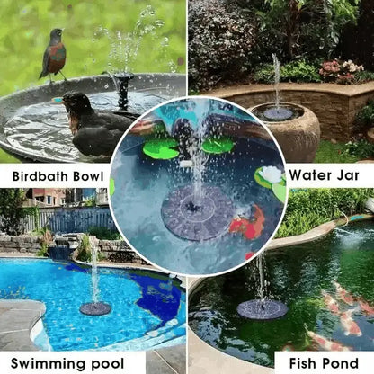 🔥Promotion exceptionnelle-50%⏳Compact Solar Bird Fountain Pump – Keep Your Garden Alive! 🐦️