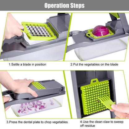 16-in-1 Multifunctional Vegetable Slicer