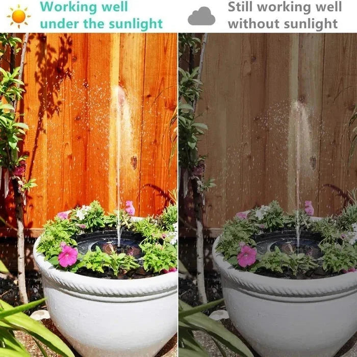 🔥Promotion exceptionnelle-50%⏳Compact Solar Bird Fountain Pump – Keep Your Garden Alive! 🐦️
