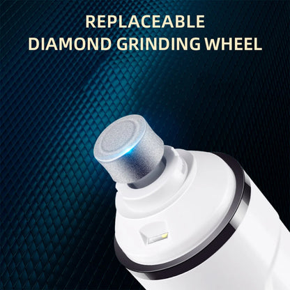 Rechargeable LED Pet Nail Grinder – Low-Noise Diamond Trimmer with Quick Finder & USB-C Charging