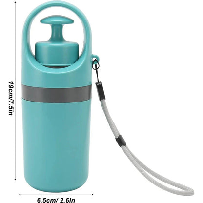 Portable Non-Contact Dog Poop Scooper with Bag Dispenser & Strap