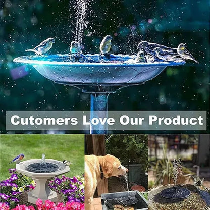 ☀LAST DAY SALE 50% OFF!!🐦️⛲Compact Solar Bird Fountain Pump – Keep Your Garden Alive!